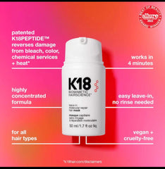 K18 Biomimetic Hairscience Leave-In Molecular Repair Hair Mask