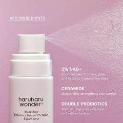 haruharu wonder - Black Rice Probiotics Barrier 2% NAD+ Serum Mist