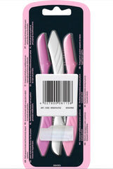 Facial Hair Remover, Intuition Perfect Finish Eyebrow Shaper, 3 pcs