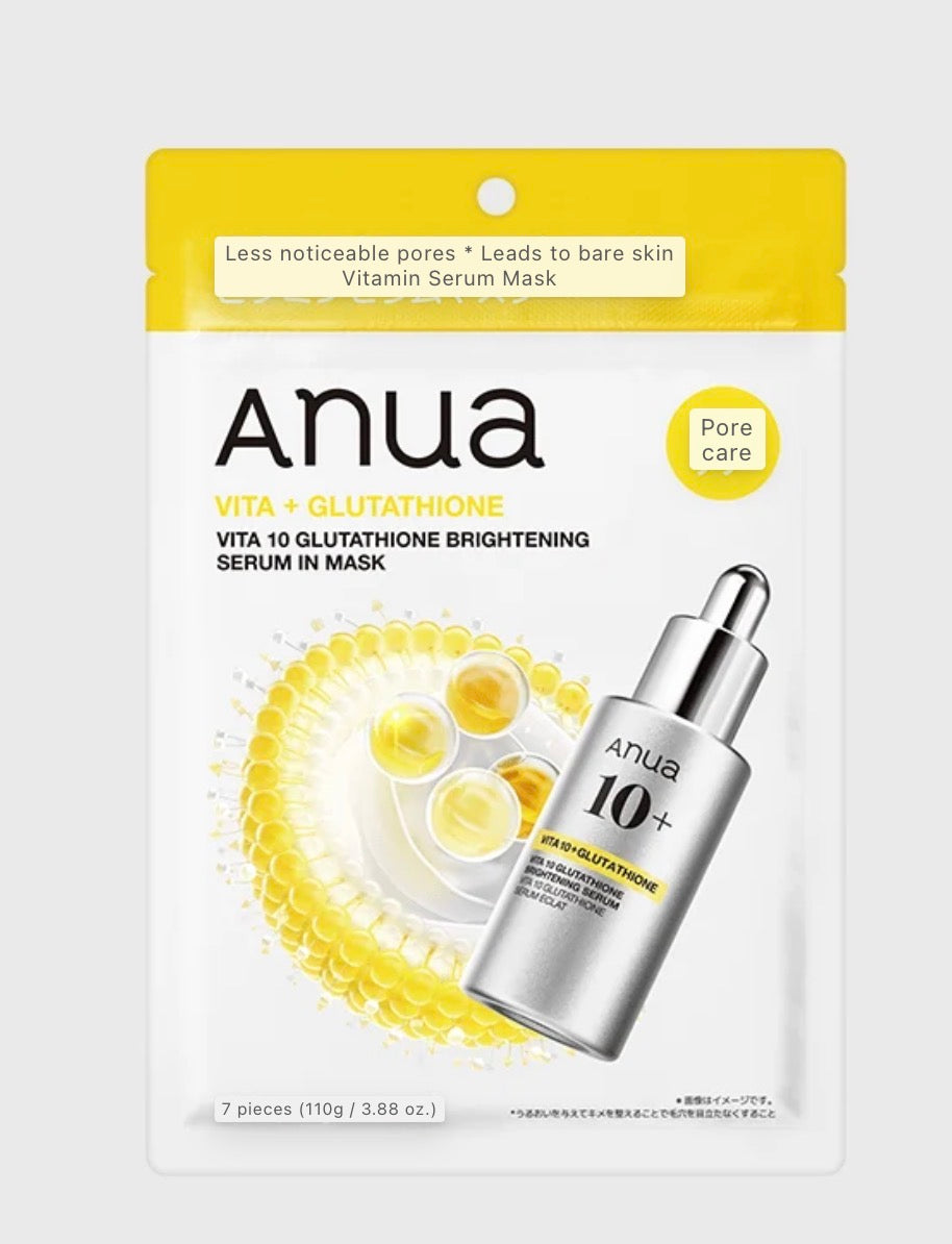 Anua Vita 10 Poastrix Serum Mask Pack (7 pieces)