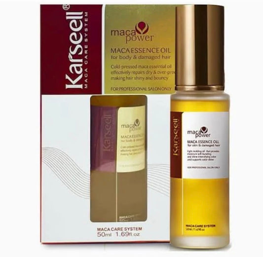 Karseell Maca Essence Oil Moroccan Argan Oil for Hair Healing