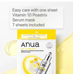 Anua Vita 10 Poastrix Serum Mask Pack (7 pieces)