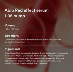 Abib - Red Effect Serum 1.05 Pump