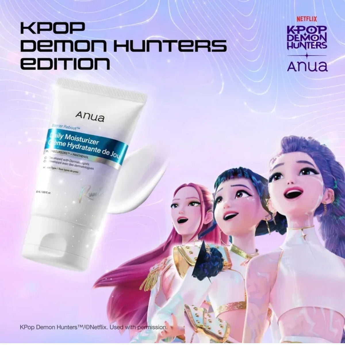 Anua x Kpop Demon Hunter Barrier Reboot Daily Moisturizer 50ml