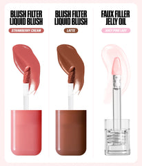 Huda Beauty Habibti Lip & Cheek Best-Sellers Bronze Nudes Set