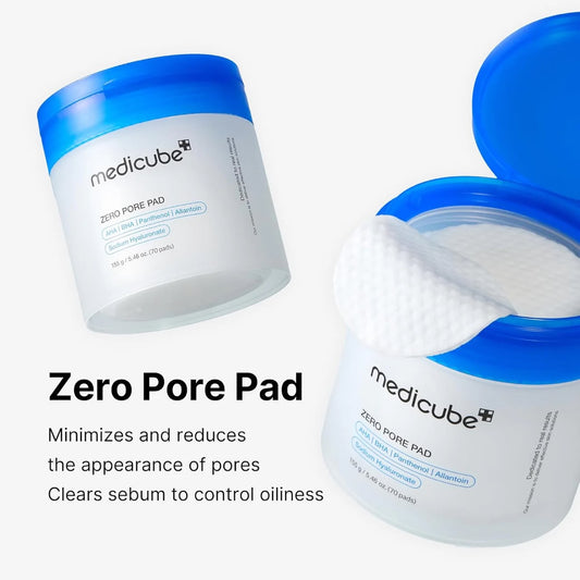Medicube Zero pore toner pads