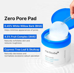 Medicube Zero pore toner pads