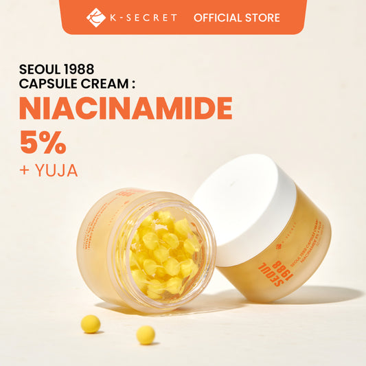 KSECRET - SEOUL 1988 Capsule Cream : Niacinamide 5% + Yuja